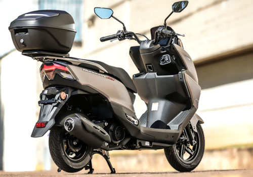 Haojue Burgman ADX 125 vista lateral
